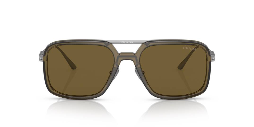 Prada SPR57Z-18F-01T Erkek Güneş Gözlüğü - 4
