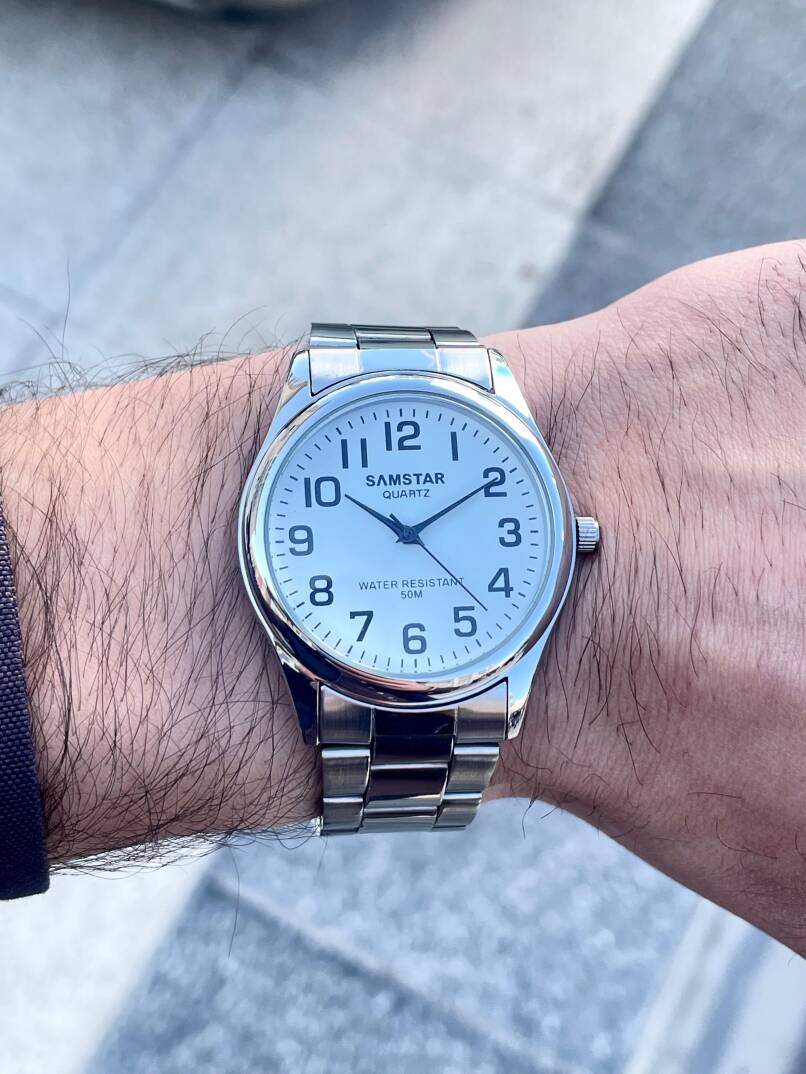 Samstar SMSTR4 Metal Klasik Rakamlı Uygun Fiyatlı Erkek Kol Saati - 2